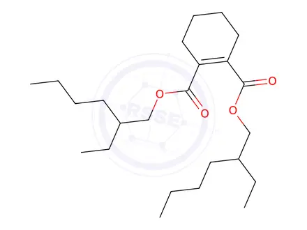 Chemical structure of DI(2ETHYLHEXYL)TETRAHYDROPHTHALATE