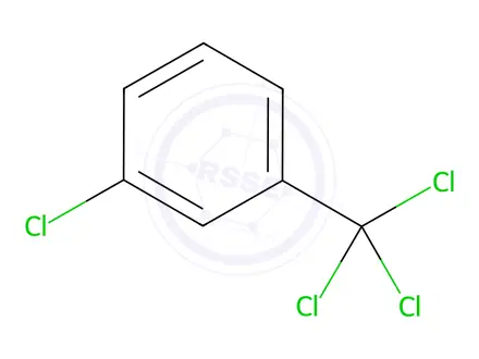 Chemical structure of 3-Chlorobenzotrichloride