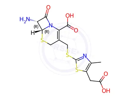 Chemical structure of Cefodizime mother nucleus
