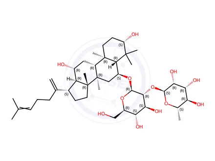 Chemical structure of Ginsenoside Rg6