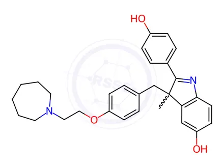 Chemical structure of Bazedoxifene Impurity 19