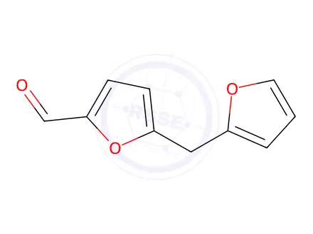 Chemical structure of 5-Furfuryl-2-furancarbaldehyde