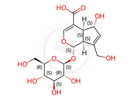 Chemical structure of DEACETYLASPERULOSIDICACID