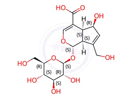 Chemical structure of Deacetylasperulosidic acid