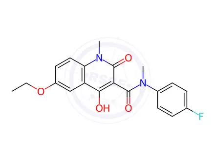 Chemical structure of Laquinimod Impurity 116