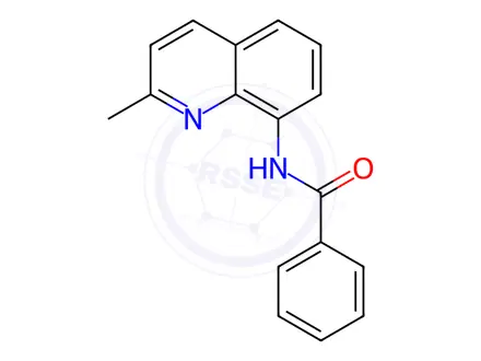 Chemical structure of N-(2-Methylquinolin-8-yl)benzamide