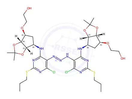 Chemical structure of Ticagrelor Impurity 125