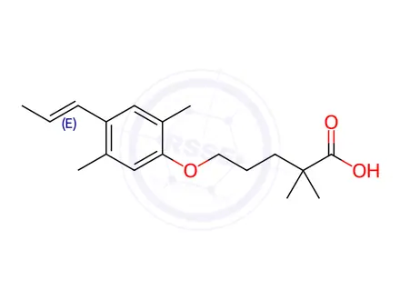 Chemical structure of Gemfibrozil Impurity 3(Gemfibrozil EP Impurity C)