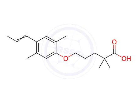 Chemical structure of Gemfibrozil EP Impurity E (Gemfibrozil USP Related Compound A)