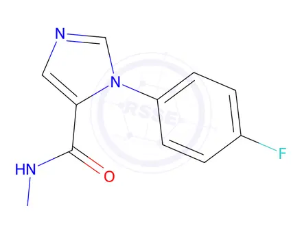Chemical structure of 1-(4-Fluorophenyl)-1h-imidazole-5-carbohydrazide