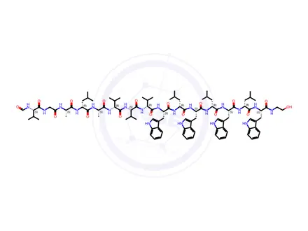 Chemical structure of Gramicidin A