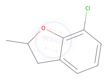 Chemical structure of 7-chloro-2-methyl-2,3-dihydro-1-benzofuran