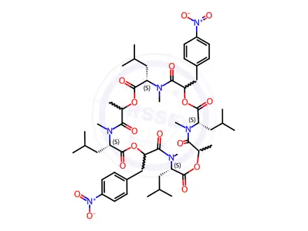 Chemical structure of Emodepside Impurity 2 (161170-63-4)
