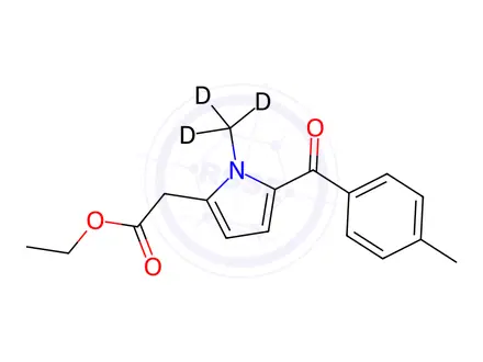 Chemical structure of Tolmetin-d3 Ethyl Ester