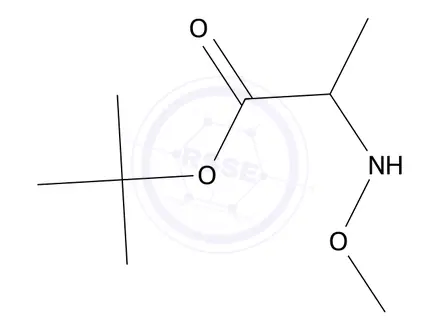Chemical structure of Tert-butyl 2-(methoxyamino)propanoate