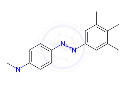 Chemical structure of N,N-Dimethyl-4-[(3,4,5-trimethylphenyl)azo]benzenamine