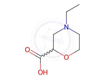 Chemical structure of 4-Ethylmorpholine-2-carboxylic acid