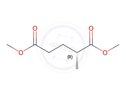 Chemical structure of dimethyl (R)-2-methylglutarate