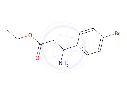 Chemical structure of Ethyl 3-Amino-3-(4-bromophenyl)propanoate