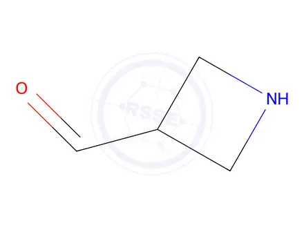 Chemical structure of 3-Azetidinecarboxaldehyde, hydrochloride (1:1)