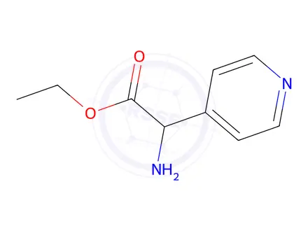 Chemical structure of Ethyl 2-amino-2-(pyridin-4-yl)acetate