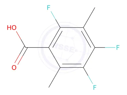 Chemical structure of 2,4,5-Trifluoro-3,6-dimethyl-benzoic acid