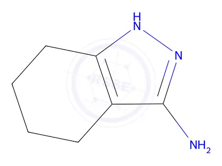 Chemical structure of 4,5,6,7-tetrahydro-1H-indazol-3-Amine