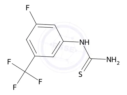 Chemical structure of 3-Fluoro-5-trifluoromethylphenylthiourea