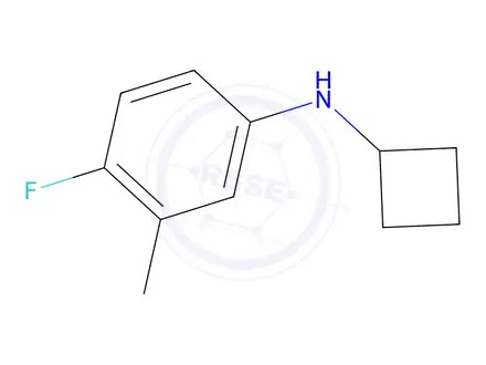 Chemical structure of N-Cyclobutyl-4-fluoro-3-methylaniline
