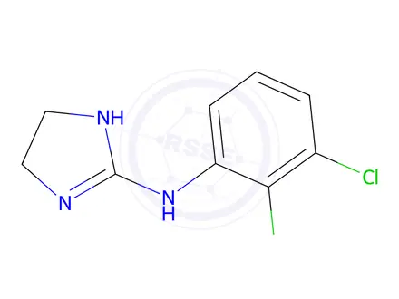 Chemical structure of N-(2,3-Dichlorophenyl)-2-imidazoline-2-amine