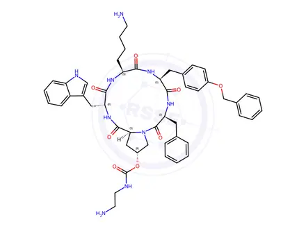 Chemical structure of Pasireotide Impurity 30