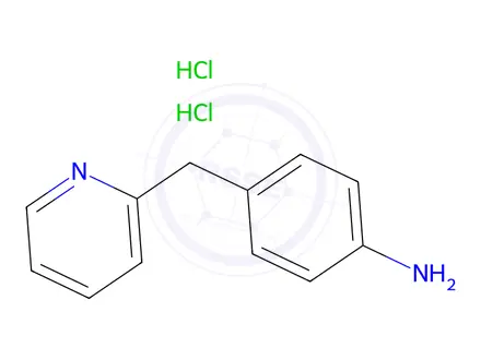 Chemical structure of 4-(Pyridin-2-ylmethyl)aniline dihydrochloride