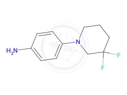 Chemical structure of 4-(3,3-Difluoropiperidin-1-yl)aniline