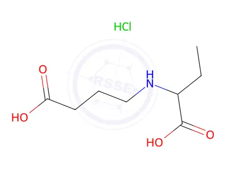 Chemical structure of 4-((1-Carboxypropyl)amino)butanoic acid hydrochloride