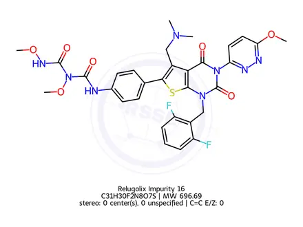 Chemical structure of Relugolix Impurity 278