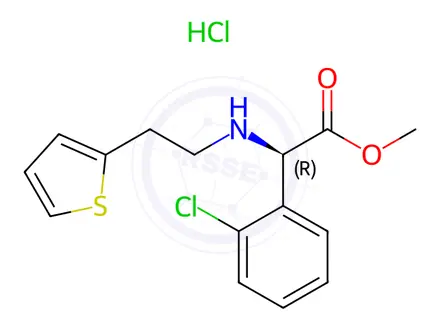 Chemical structure of Clopidogrel Impurity 64(Hydrochloride)