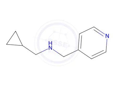 Chemical structure of 1-Cyclopropyl-N-(pyridin-4-ylmethyl)methanamine