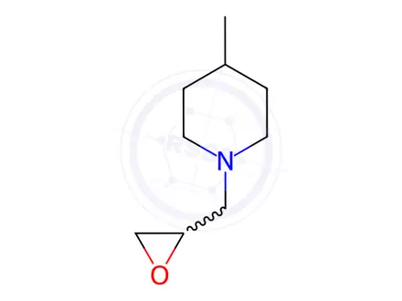 Chemical structure of 4-Methyl-1-(oxiran-2-ylmethyl)piperidine
