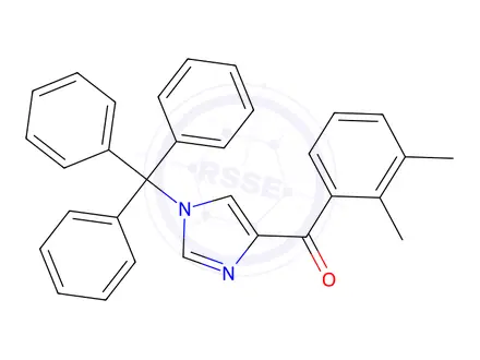 Chemical structure of (2,3-Dimethylphenyl)[1-(trityl)-1H-imidazol-4-yl]methanone