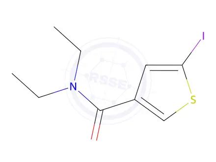 Chemical structure of n,n-Diethyl-5-iodothiophene-3-carboxamide