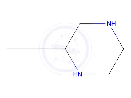 Chemical structure of (S)-2-(tert-Butyl)piperazine
