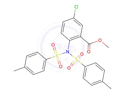 Chemical structure of Tolvaptan impurity 112