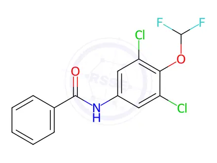 Chemical structure of N-(3,5-Dichloro-4-(difluoromethoxy)phenyl)benzamide