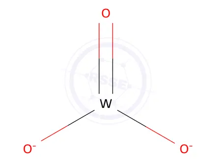 Chemical structure of Wolframite