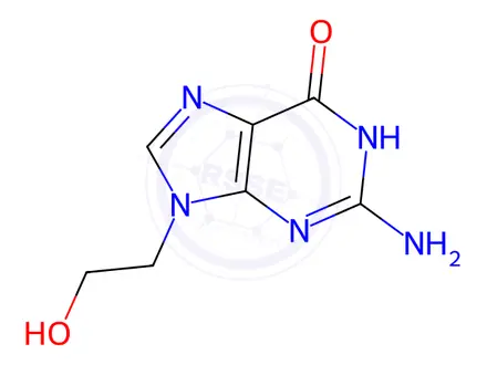 Chemical structure of Acyclovir Impurity P