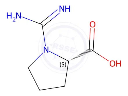 Chemical structure of L-N-Amidinoproline
