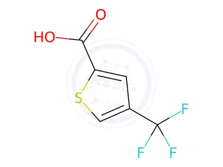 Chemical structure of 4-(Trifluoromethyl)thiophene-2-carboxylic acid