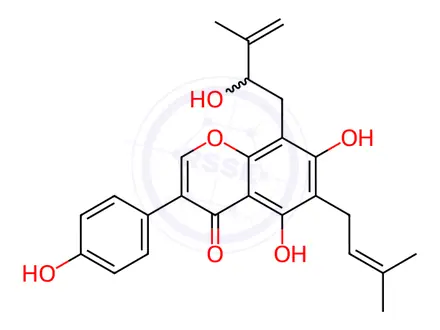 Chemical structure of Erysenegalensein E