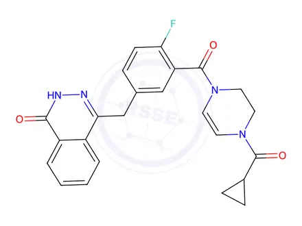 Chemical structure of Olaparib Metabolite M11