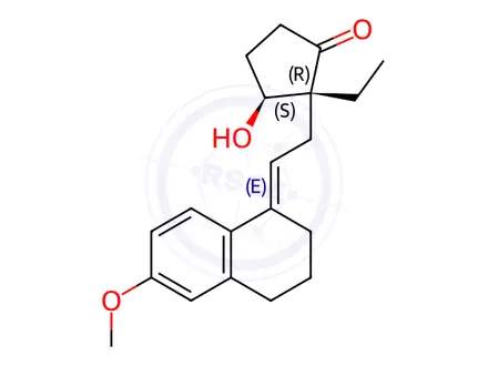 Chemical structure of Levonorgestrel Impurity 53